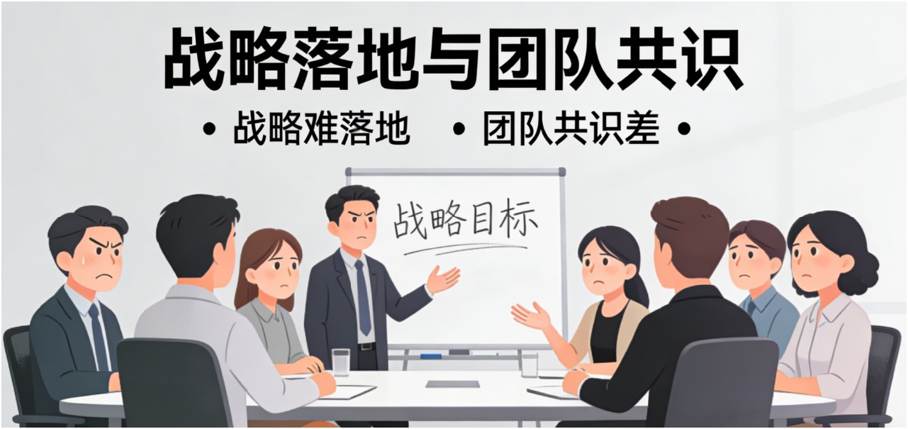战略难落地，团队共识差
