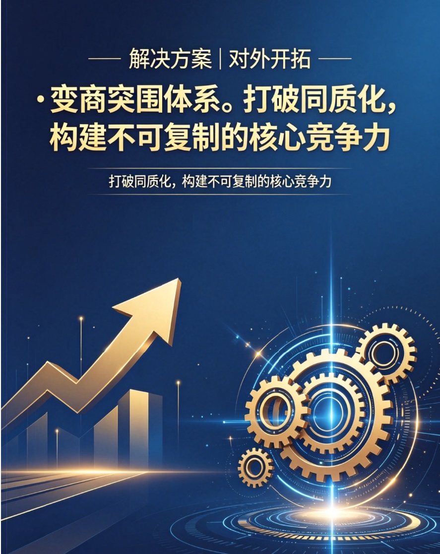 解决方案 | 对外开拓 · 变商突围体系