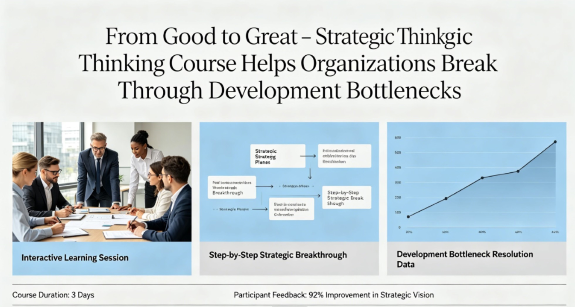 From Good to Great: Strategic Thinking Course